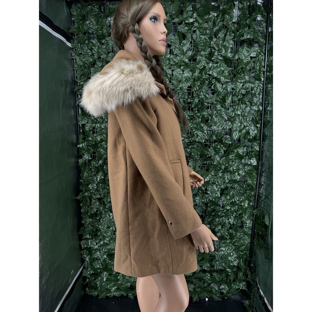 Winter Wool Blend Coat Belt Women Jacket Fashion Soft Outerwear - Picture 2 of 11